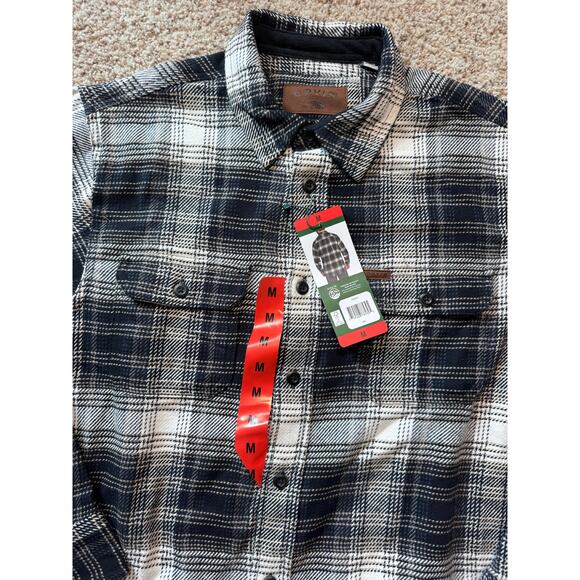 NWT - ORVIS - Heavy Flannel button up shirt/Jacket; Size Medium, 100% Cotton - Picture 8 of 16